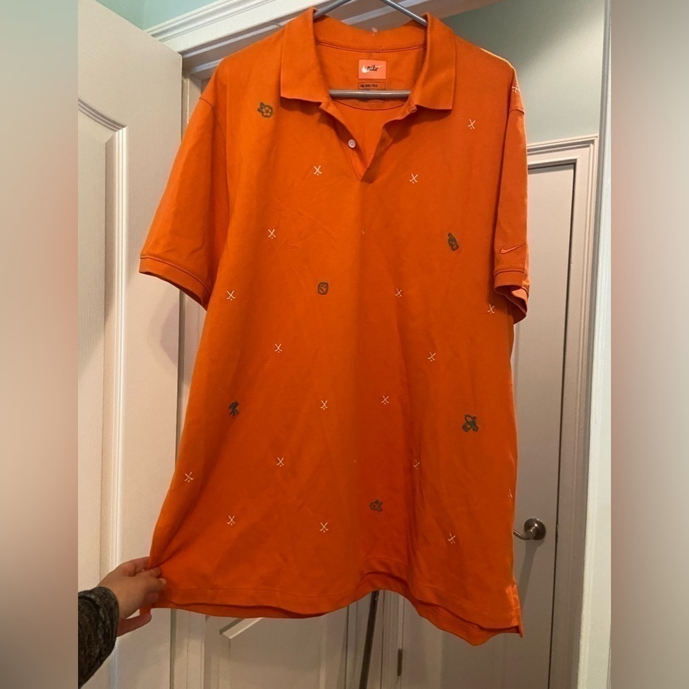 Mens Nike Golf Dri Fit Polo Shirt All Over Lucky Charms Print